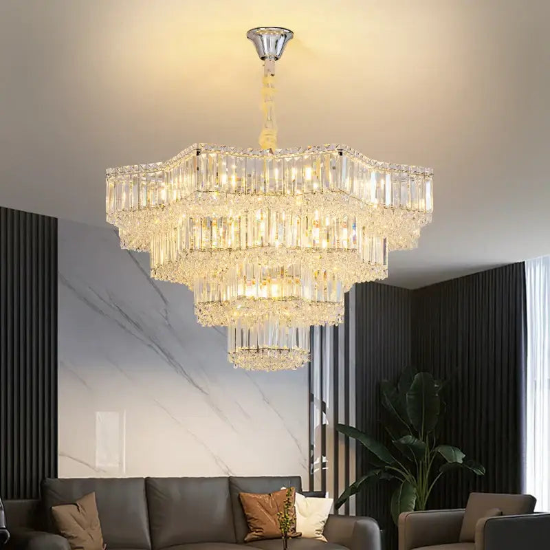 Modern luxury crystal livingroom chandelier for dining room