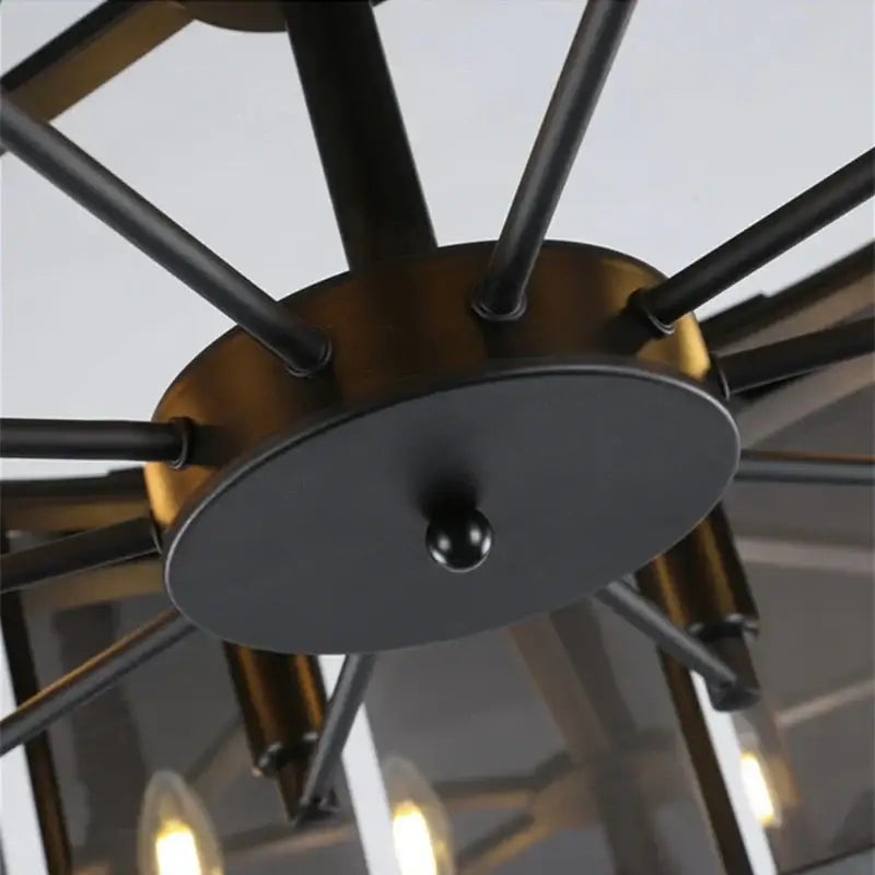 Decorbites crystal pendant chandelier gold living room light