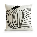 Decorbites cute dog printed black & white pillow cover living room