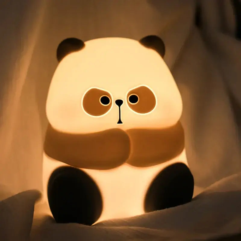 Decorbites cute panda white & black night light bedroom sleep lamp