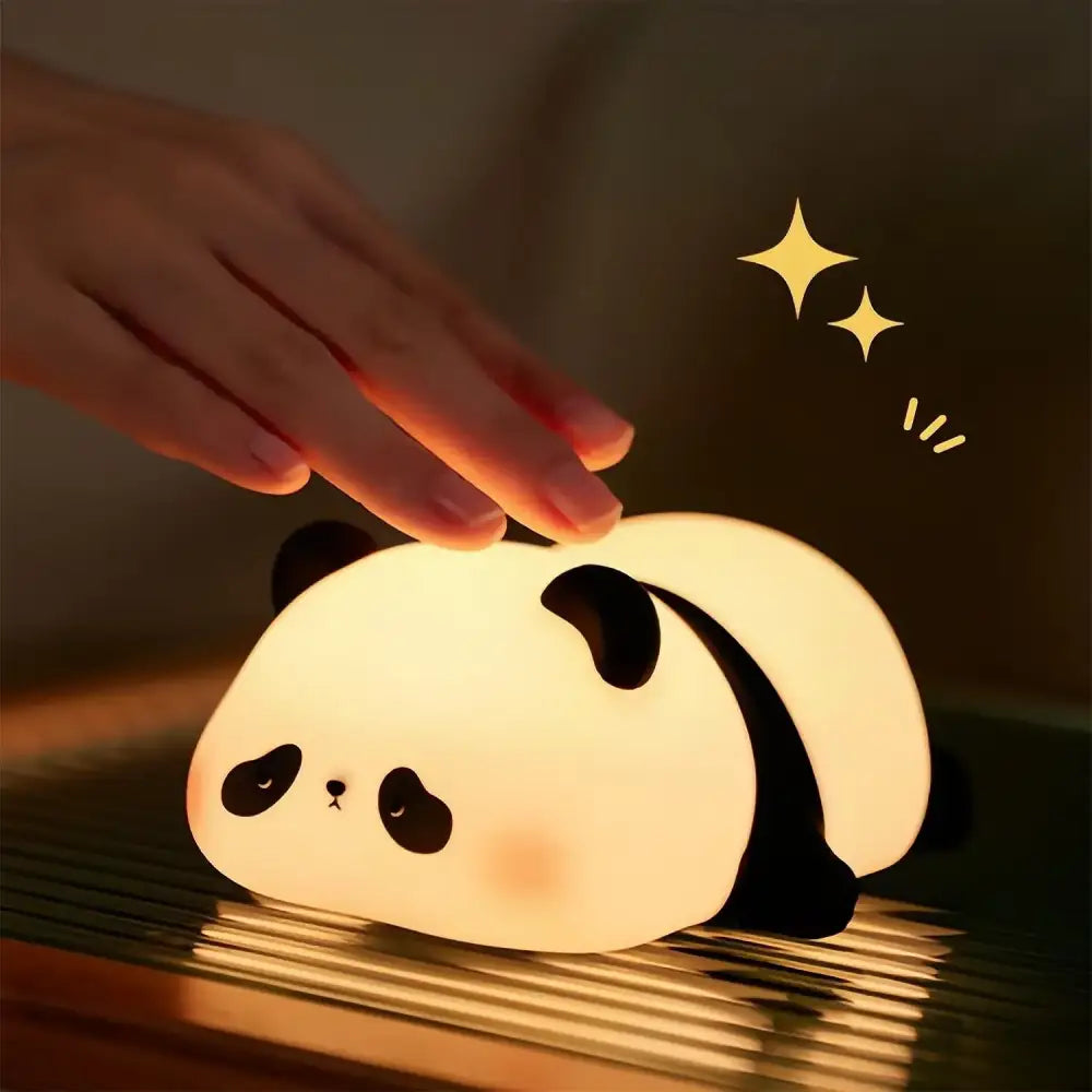 Decorbites cute panda white & black night light bedroom sleep lamp