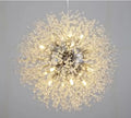Decorbites dandelion chandelier gold and crystal living room light