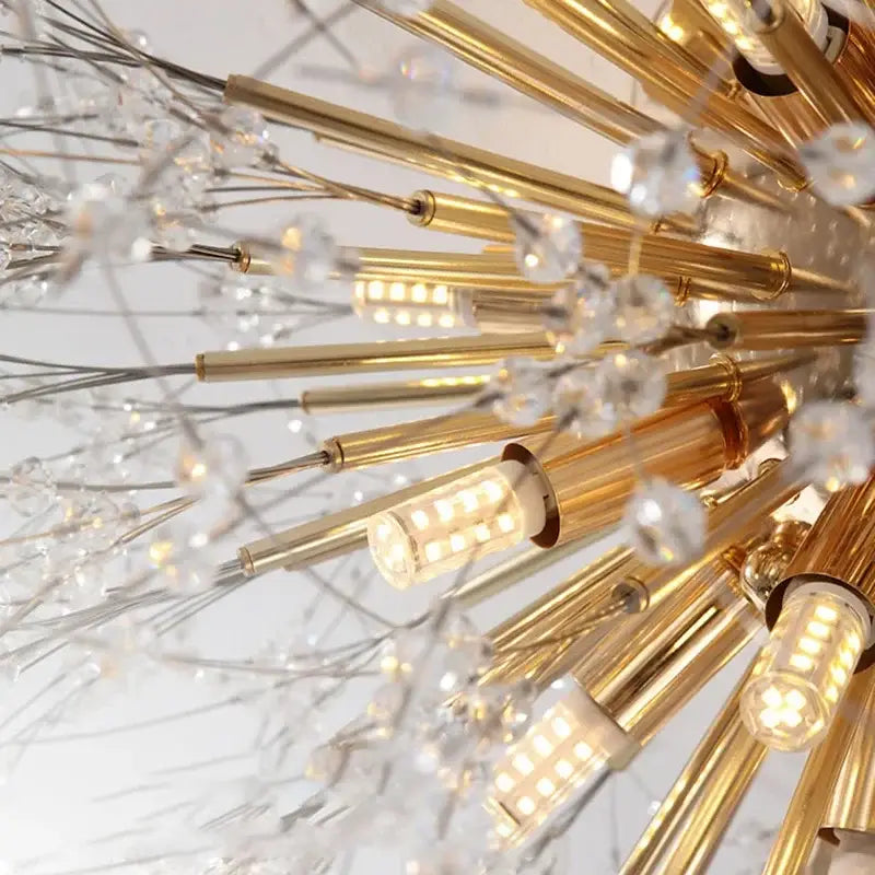 Decorbites dandelion crystal led ceiling light for living room