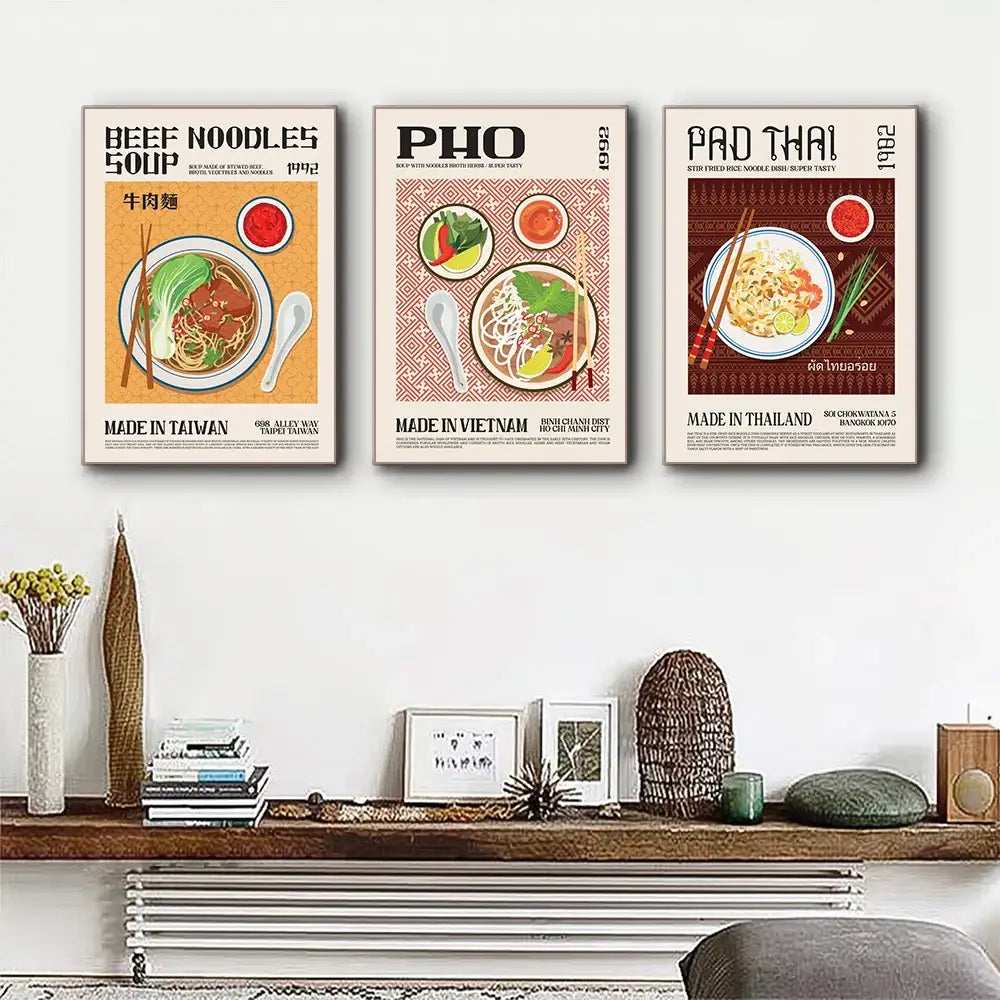 Vibrant paella world cuisine canvas print – kitchen home decor