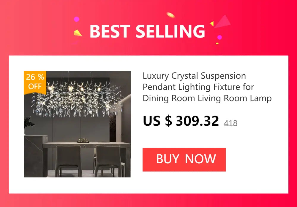 Elegant gold crystal chandelier for living room with branching arms