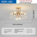 Decorbites elegant crystal chandelier gold branching dining room