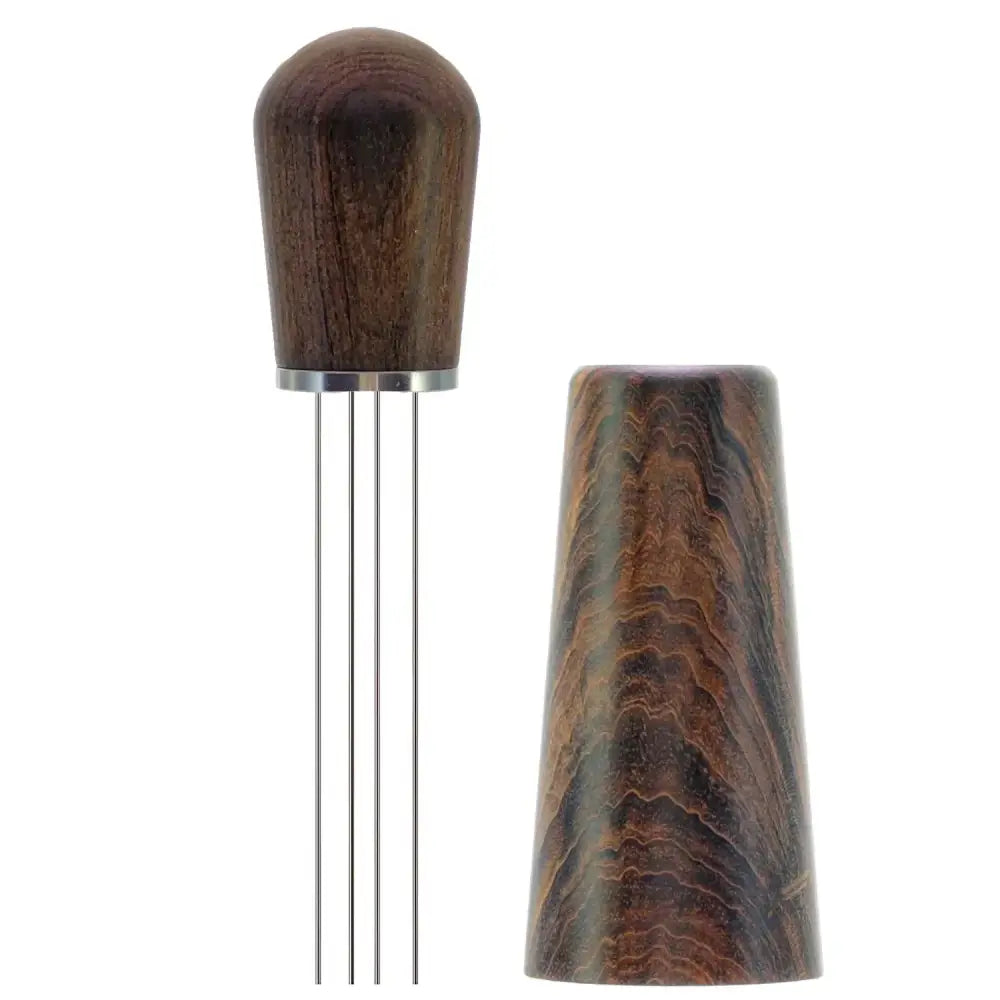 Decorbites espresso stirrer wood and metal kitchen distribution tool