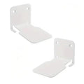 Modern black & white 2pcs floating bookshelf tablet stand bedroom
