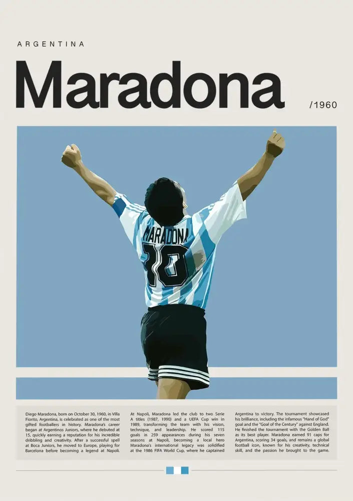 Blue manchester city football star champion wall art bedroom canvas