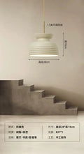 Decorbites french minimalist off-white ribbed chandelier dining room