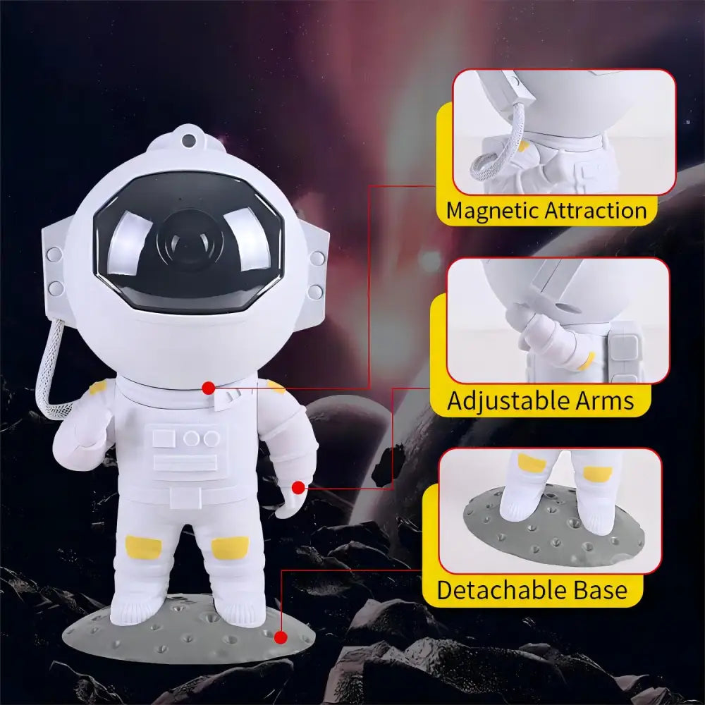 Decorbites galaxy astronaut starry projector night light for bedroom