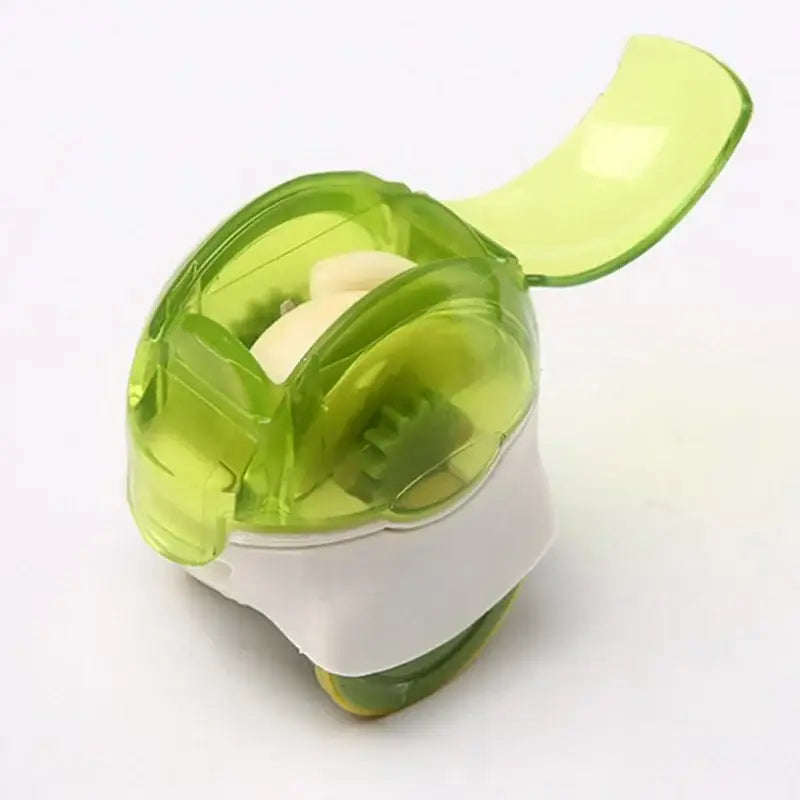 Decorbites garlic chopper lime green & white kitchen mincer tool