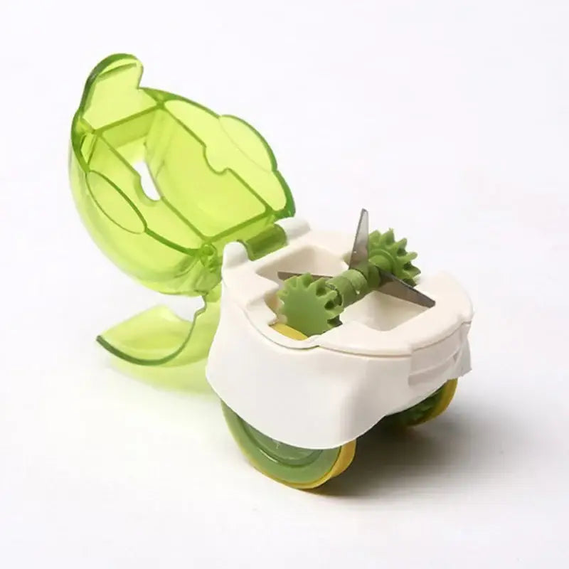 Decorbites garlic chopper lime green & white kitchen mincer tool