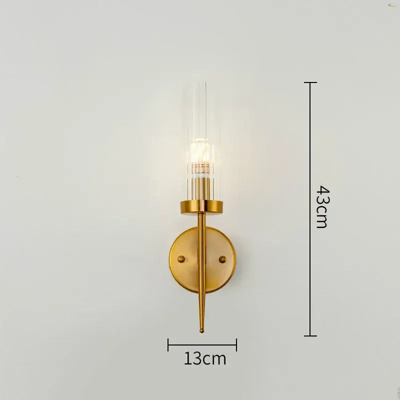 Decorbites gold plated nordic living room chandelier with glass shades