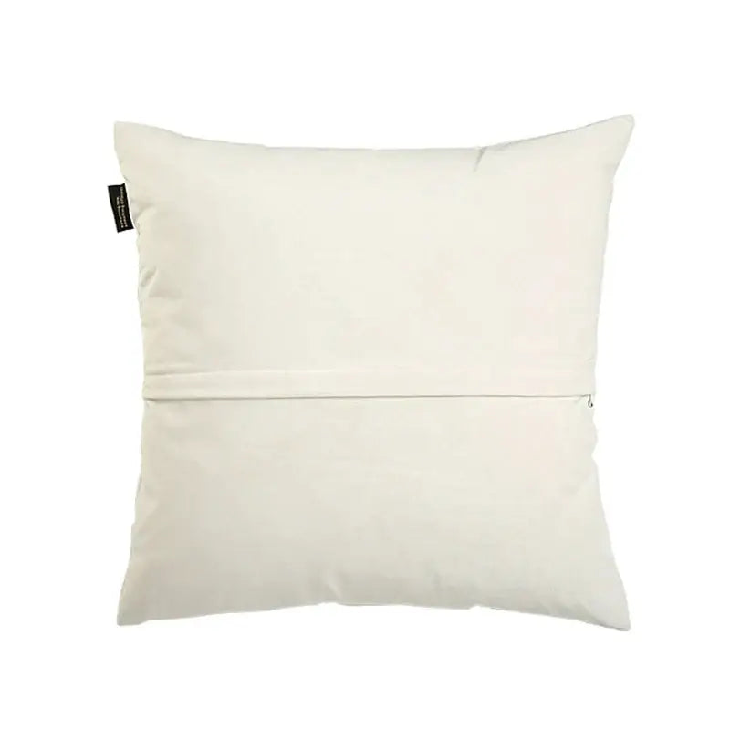 Decorbites intersecting geometric navy & white cushion cover living room