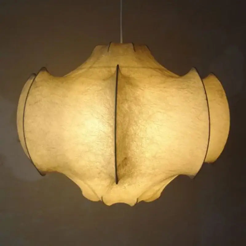 Decorbites italian silk layered pendant light for the dining room