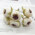 Decorbites ivory flower cherry stamen berries wedding decor living room