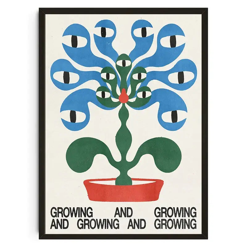 Japanese koi cat abstract pagoda canvas wall art living room decor