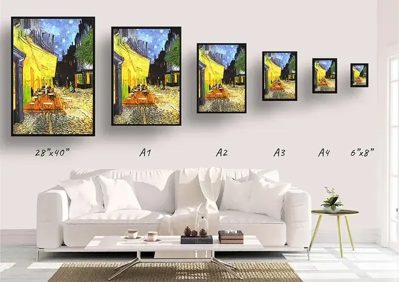 Abstract japanese koi cat framed canvas wall art living room decor