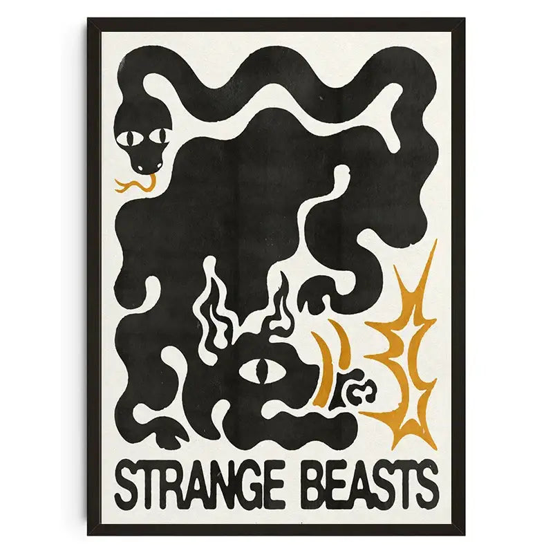 Japanese koi cat nine lives wall art red living room canvas