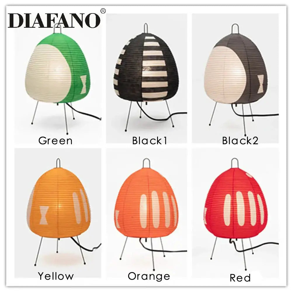 Decorbites japanese style paper floor lamp for living room lighting