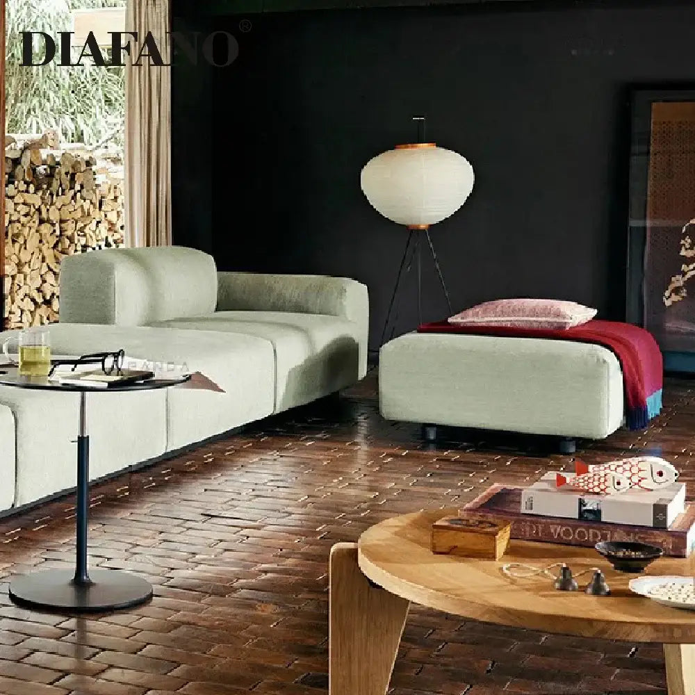 Decorbites japanese style paper floor lamp for living room lighting