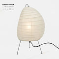 Decorbites japanese style paper floor lamp for living room lighting