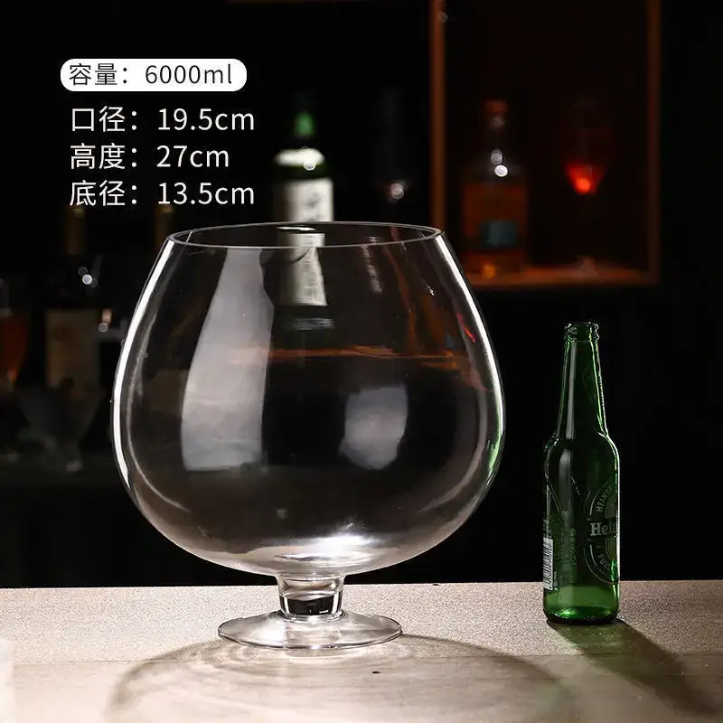 Decorbites jumbo party glasses large capacity clear goblet dining room