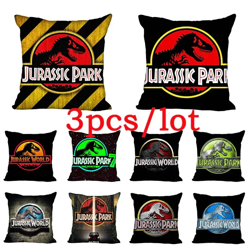 Decorbites jurassic park dinosaur pillowcase set – living room decor