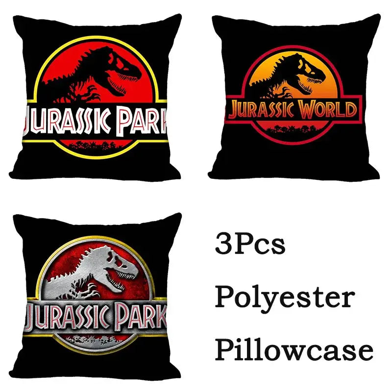 Decorbites jurassic park dinosaur pillowcase set – living room decor