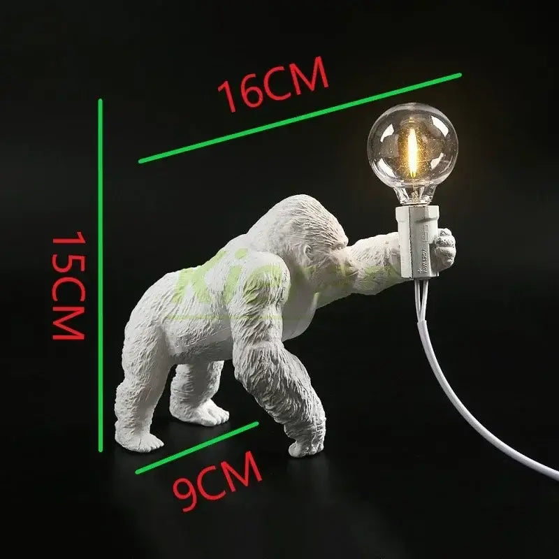 Decorbites king kong led desk lamp black resin living room light