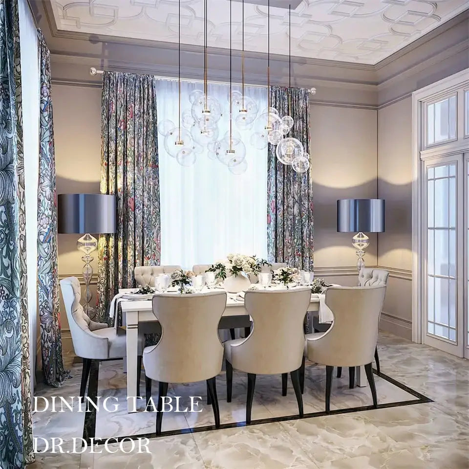 Nordic decor led bubble chandelier dining room pendant light