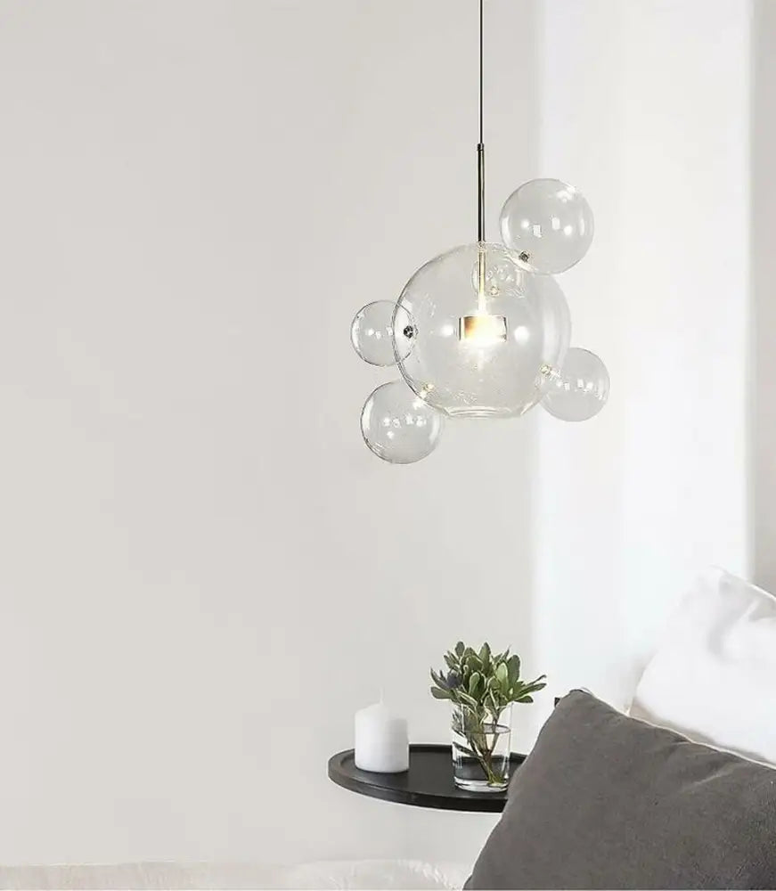 Nordic decor led bubble chandelier dining room pendant light