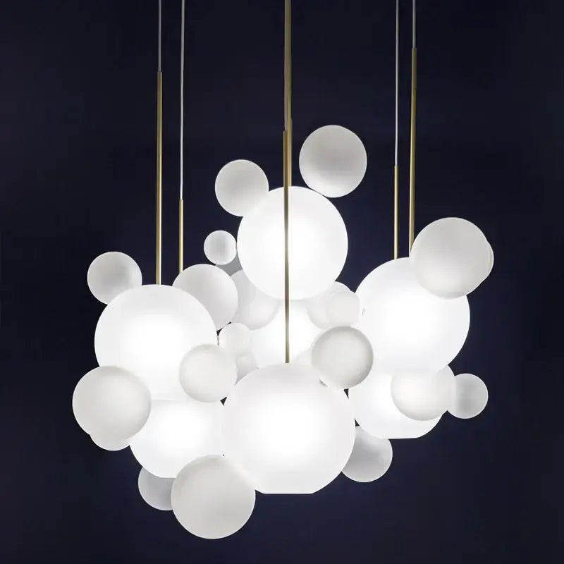 Nordic decor led bubble chandelier dining room pendant light