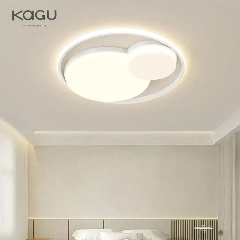 Modern white rectangular led ceiling lights for bedroom