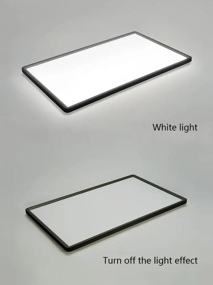 Modern minimalist black led ceiling lights for living room