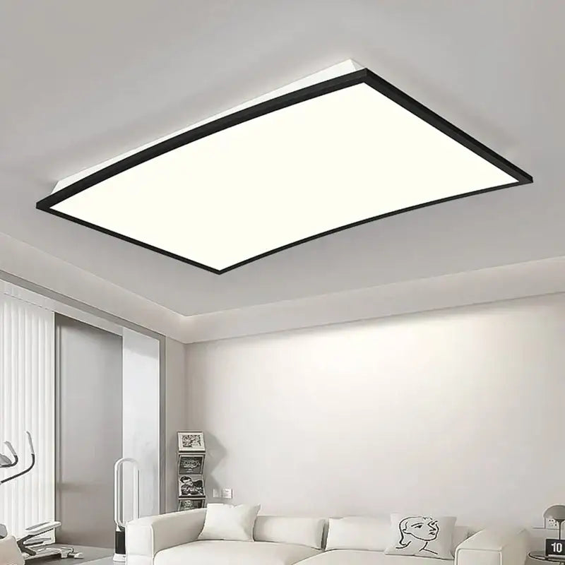Modern minimalist black led ceiling lights for bedroom