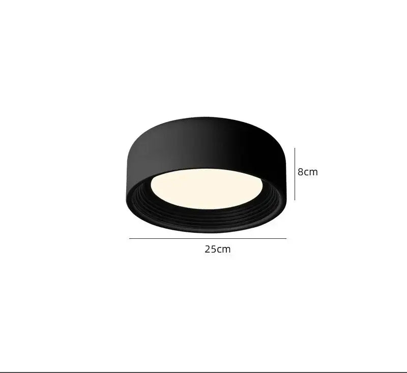 Modern white & gold led ceiling lights for bedroom with ring detail