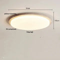 Modern white stone led ceiling light bedroom warm diffused glow