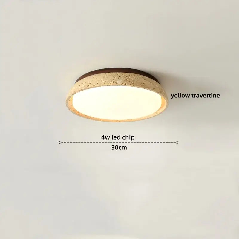 Modern style concrete led ceiling lights living room dome pair