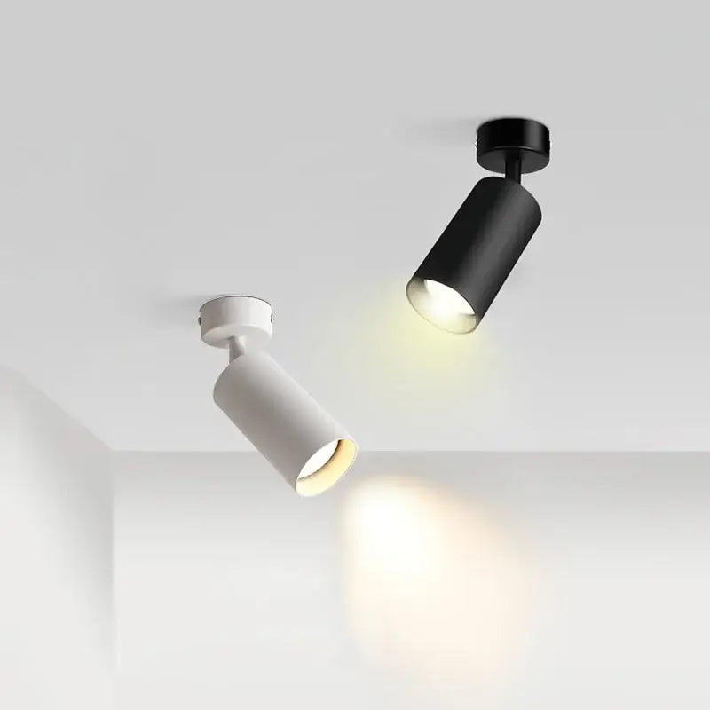 Modern black & white led ceiling spotlight living room track light