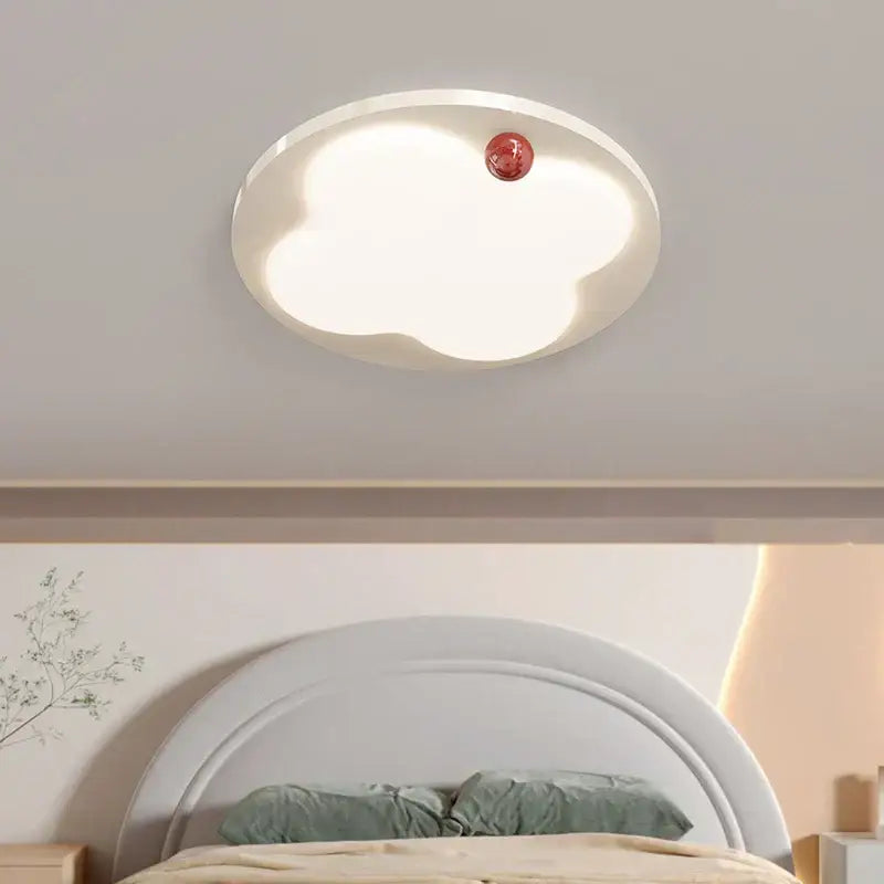 Modern rectangular white cloud led chandelier ceiling light bedroom