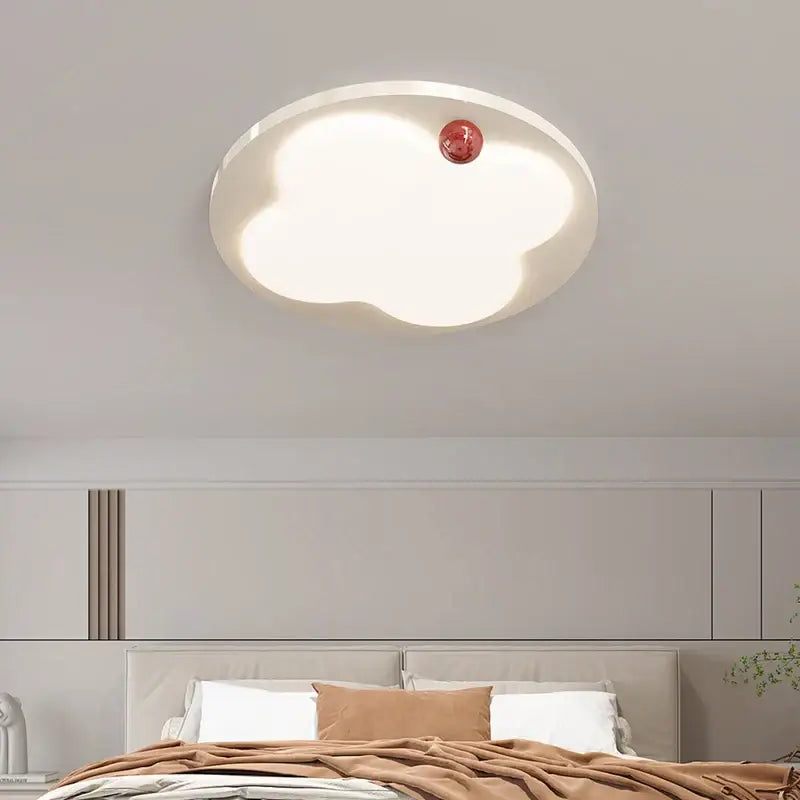 Modern rectangular white cloud led chandelier ceiling light bedroom