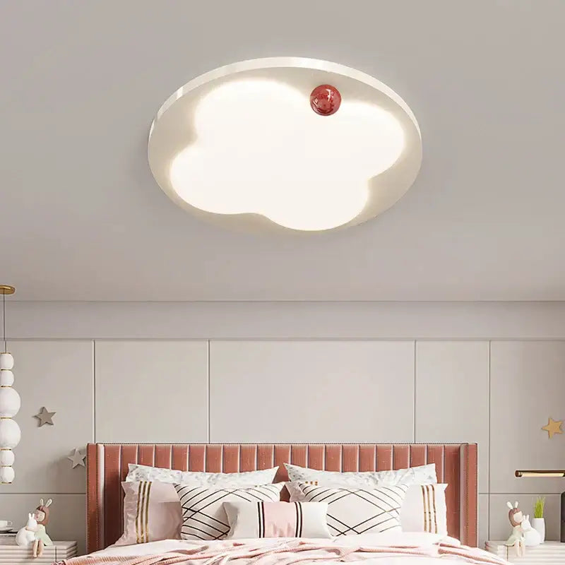 Modern rectangular white cloud led chandelier ceiling light bedroom