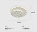 Modern mirrored ring led chandelier ceiling light for living room