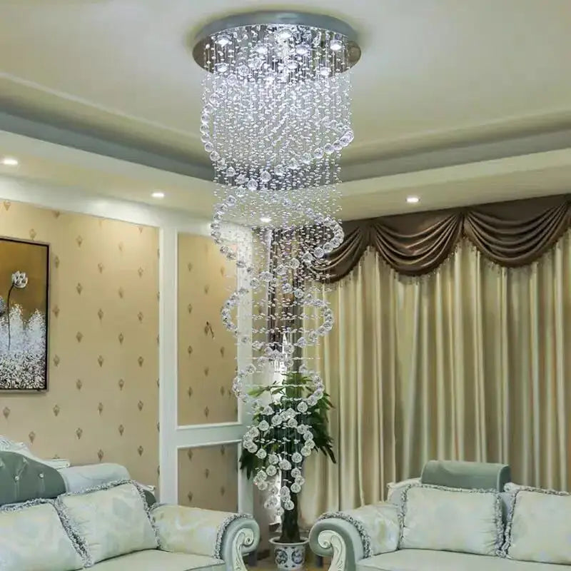 Modern crystal decorbites led chandelier for bedroom staircase lighting