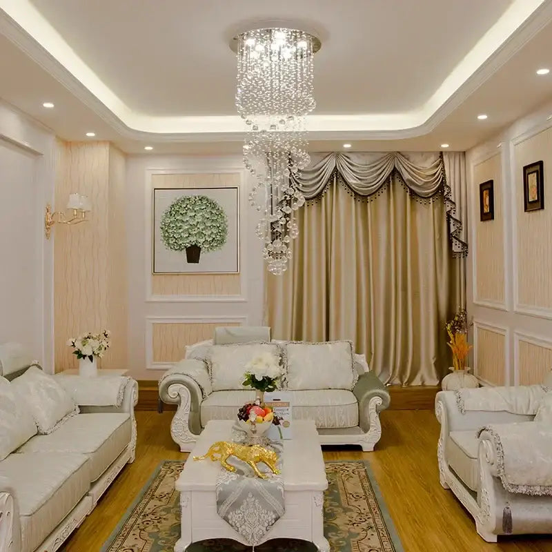 Modern crystal decorbites led chandelier for bedroom staircase lighting