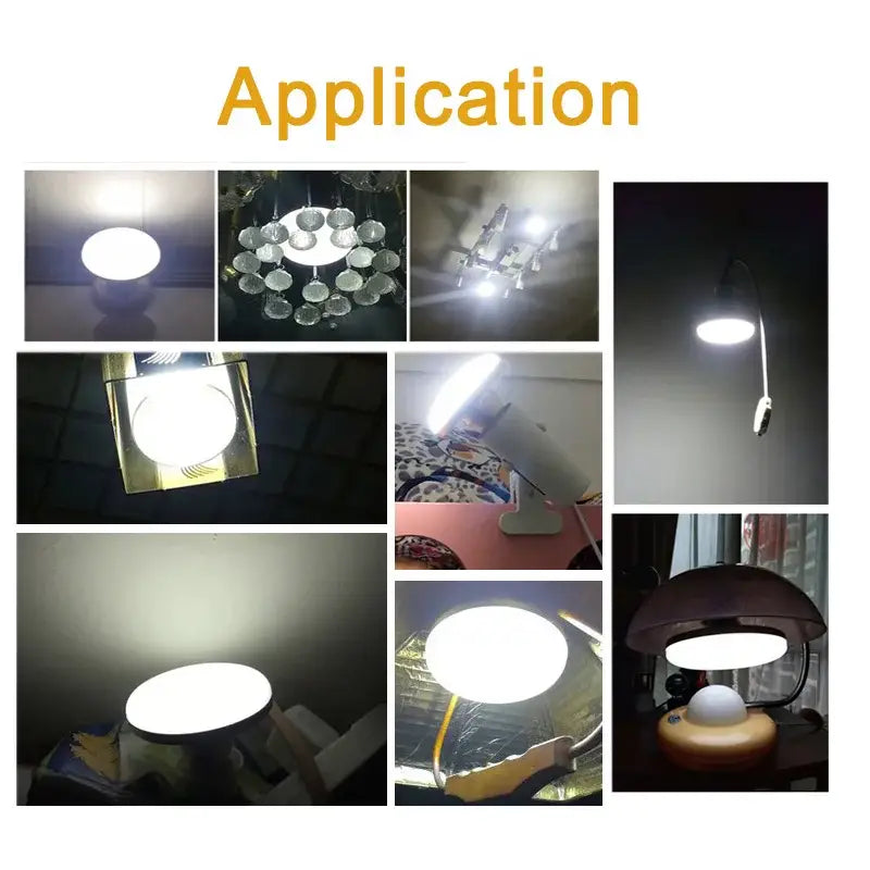 Modern white ufo led ceiling lamp living room 60w bulb