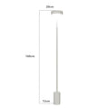 Modern gray led minimalist floor lamp for living room