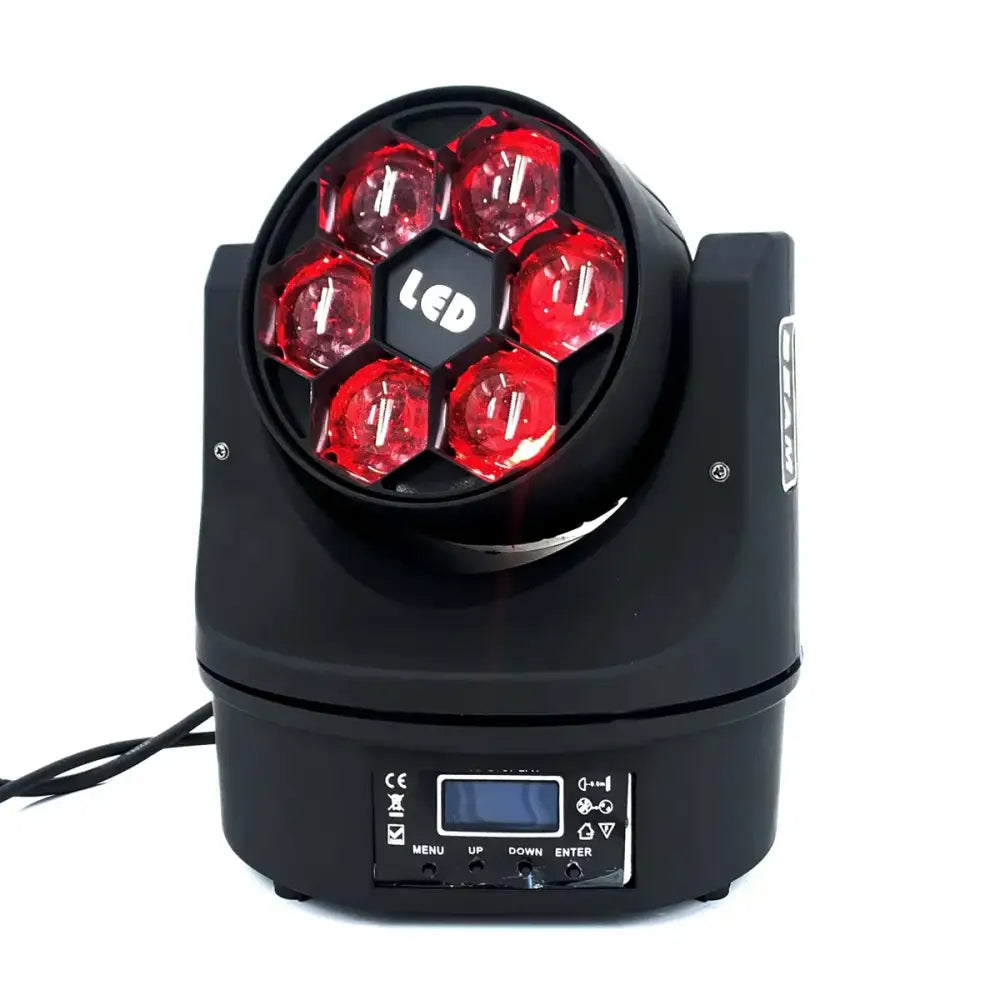 Black six bees eyes led rgbw stage lighting for dj clubs